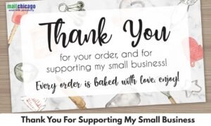 Thank You For Supporting My Small Business